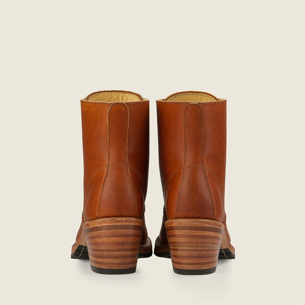 Heritage Støvler Dame - Red Wing Clara - Heeled Legacy Læder - Brune - ODRWTZ-205